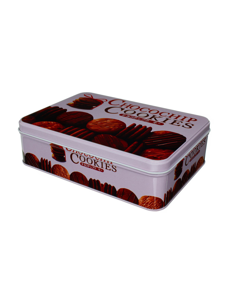 Metalowe pudełko na ciastka i słodycze 19,5 x 14 x 5,5 cm (1200 ml)