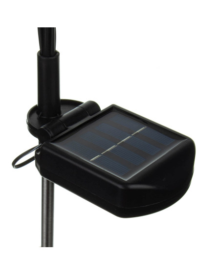 Ogrodowe lampki solarne kuleczki - kolor BIAŁY - zestaw 2 sztuki