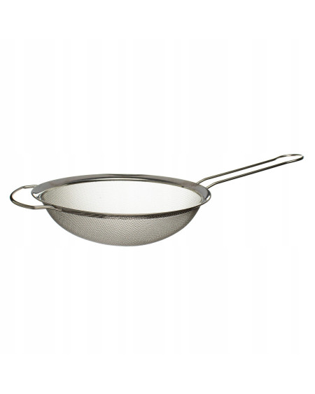 Metalowe sitko z rączką cedzak kuchenny 20 cm