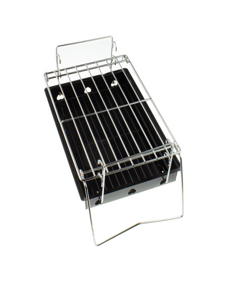 Grill węglowy składany - turystyczny ruszt 32 x 22 cm