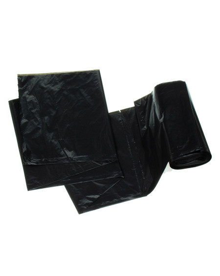 Worki na śmieci LDPE 60 litrów (68 x 57 cm) mocne czarne 10 sztuk