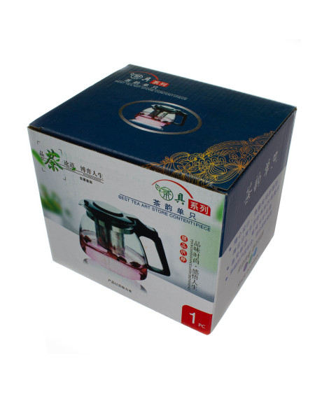 Szklany dzbanek 900 ml z zaparzaczem do herbaty kawy ziół