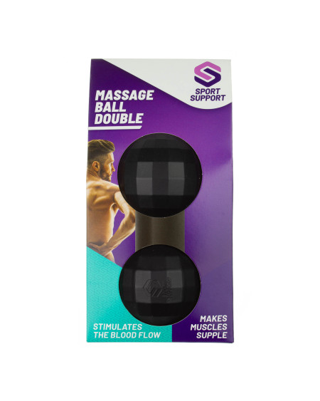 Masażer do ciała podwójna piłka SPORT SUPPORT 12,5 x 6 cm