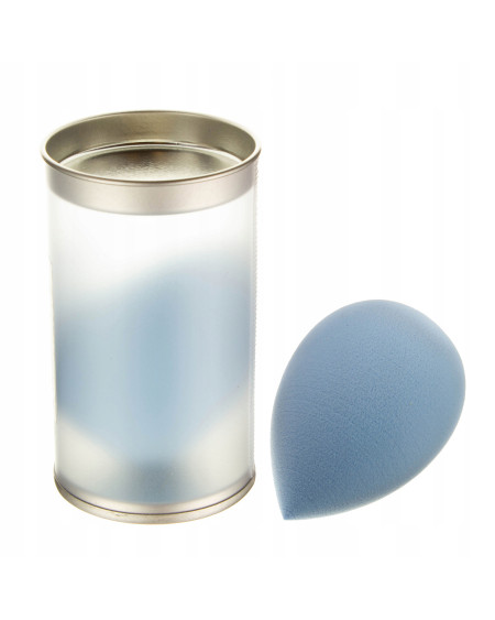 Gąbka beauty blender do makijażu łezka niebieska 1 sztuka