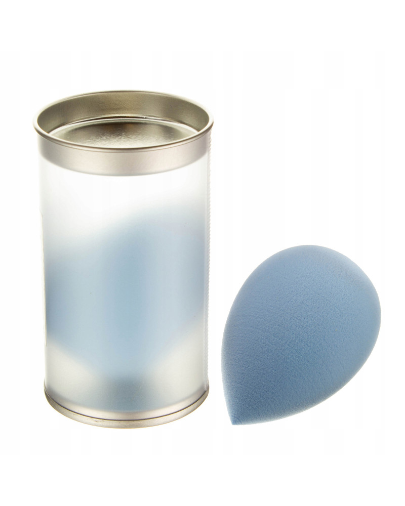 Gąbka beauty blender do makijażu łezka niebieska 1 sztuka