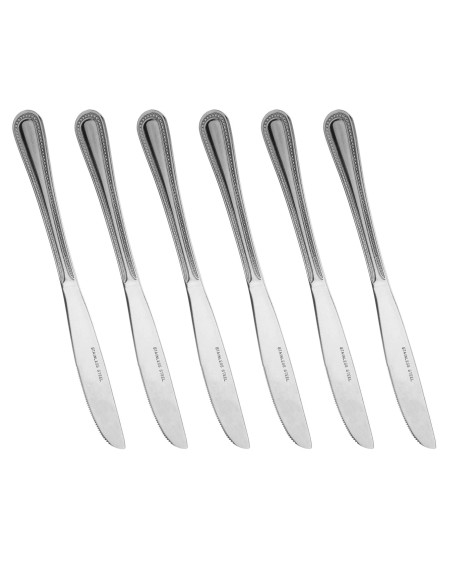 Nóż stołowy ze stali nierdzewnej zestaw 6 sztuk