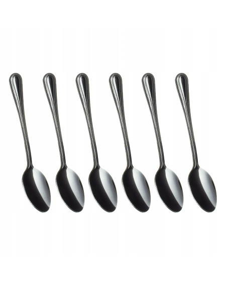 Łyżeczka stołowa do herbaty ze stali nierdzewnej zestaw 6 sztuk