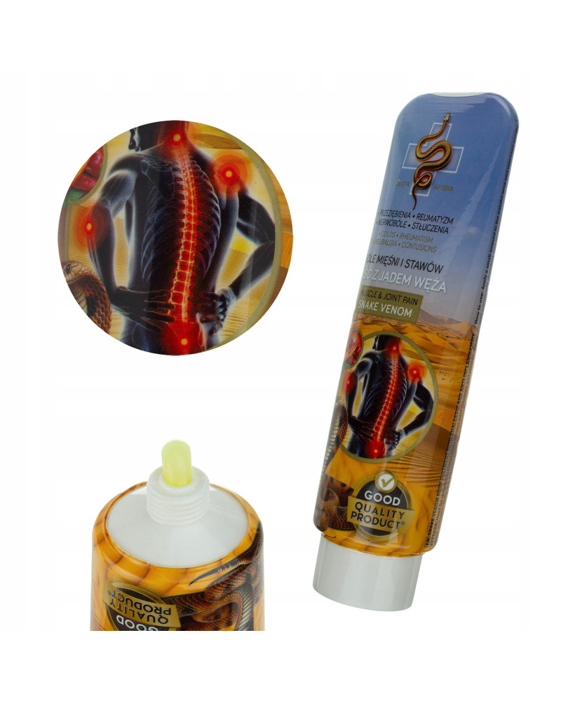 Maść z jadem węża na bóle mięśniowo-stawowe 125 ml