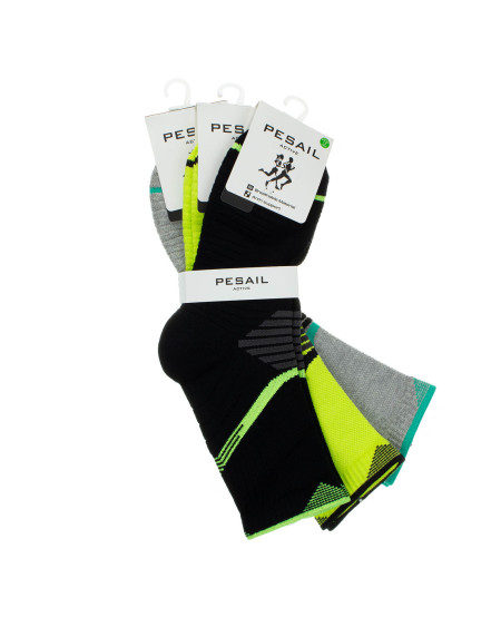 Skarpety sportowo-trekkingowe bezuciskowe 3 PARY mix KOLOR (rozmiar 40-44)