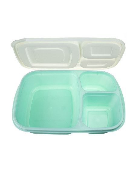 LUNCHBOX - 3 komorowy pojemnik na żywność 950 ml