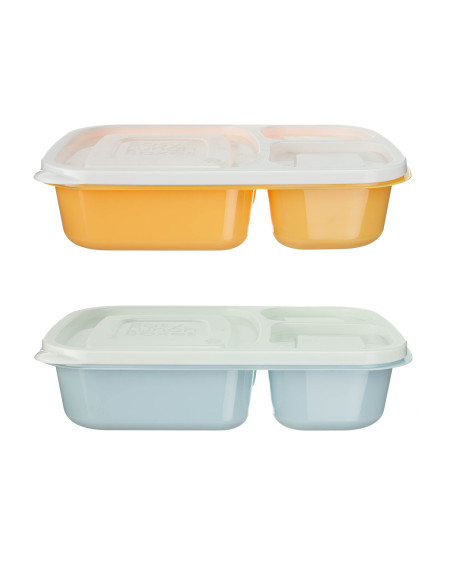 LUNCHBOX - 3 komorowy pojemnik na żywność 950 ml