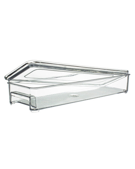 Pojemnik organizer do lodówki 800 ml z pokrywką 31,5 x 10,5 x 5 cm