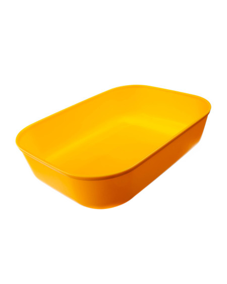 Uniwersalny pojemnik kuchenny 1500 ml żółty 25 x 18 x 6 cm