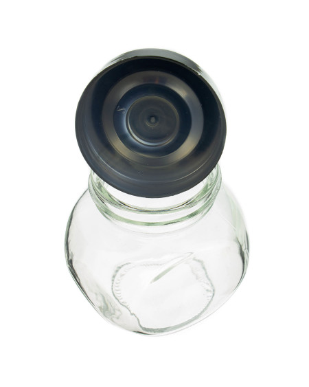 Szklany pojemnik na przyprawy 180 ml z zakrętką z tworzywa sztucznego