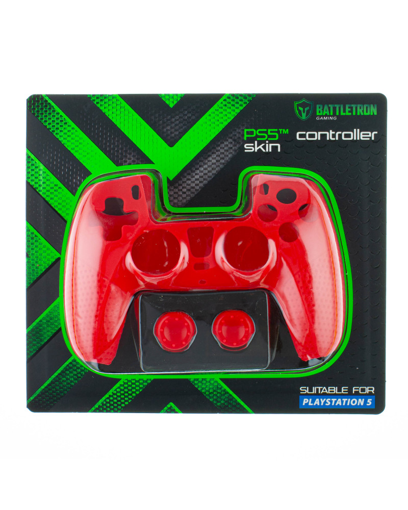 Skórka na kontroler PLAYSTATION 5 (PS5) czerwona