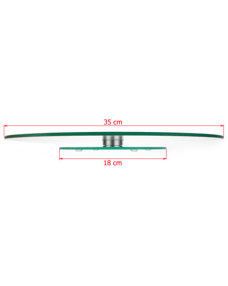Patera obrotowa ze szkła hartowanego 35 cm