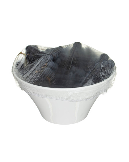 Pokrowce na żywność folie ochronne z gumką - 100 szt (max. średnica 28 cm)