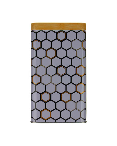 Metalowy pojemnik na produkty sypkie mąka cukier 1500 ml (10 x 10 x 18 cm)
