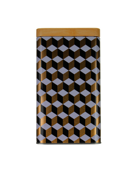 Metalowy pojemnik na produkty sypkie mąka cukier 1500 ml (10 x 10 x 18 cm)