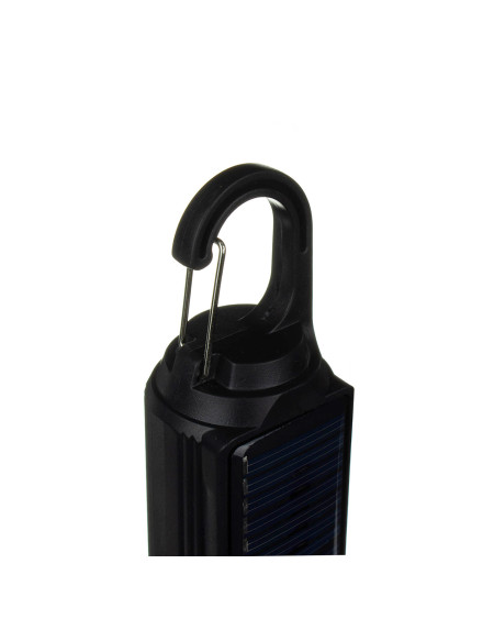 Lampa turystyczna żarówka kempingowa - SOLARNY panel słoneczny + USB-C