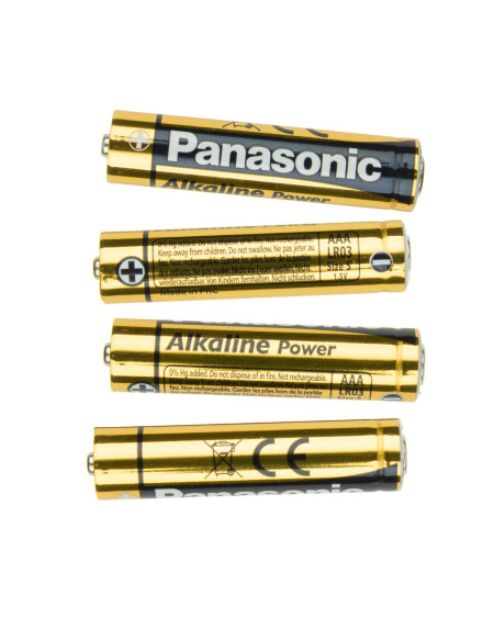 Baterie alkaliczne PANASONIC AAA/LR03 1,5 V - 4 sztuki