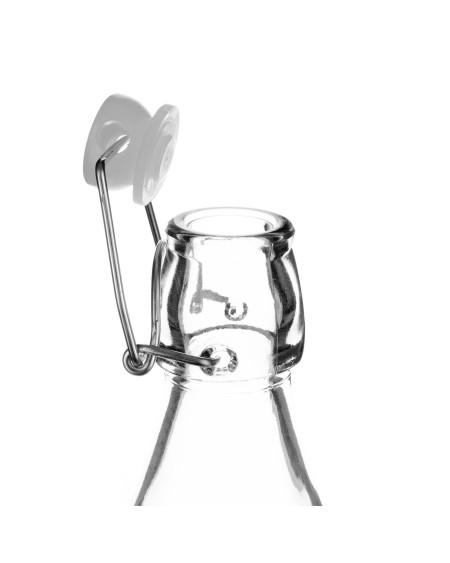 Szklana butelka 1000 ml zamykana mechanicznym korkiem