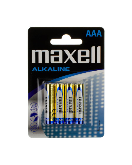 Bateria alkaliczna Maxell AAA (LR03) komplet 4 sztuki