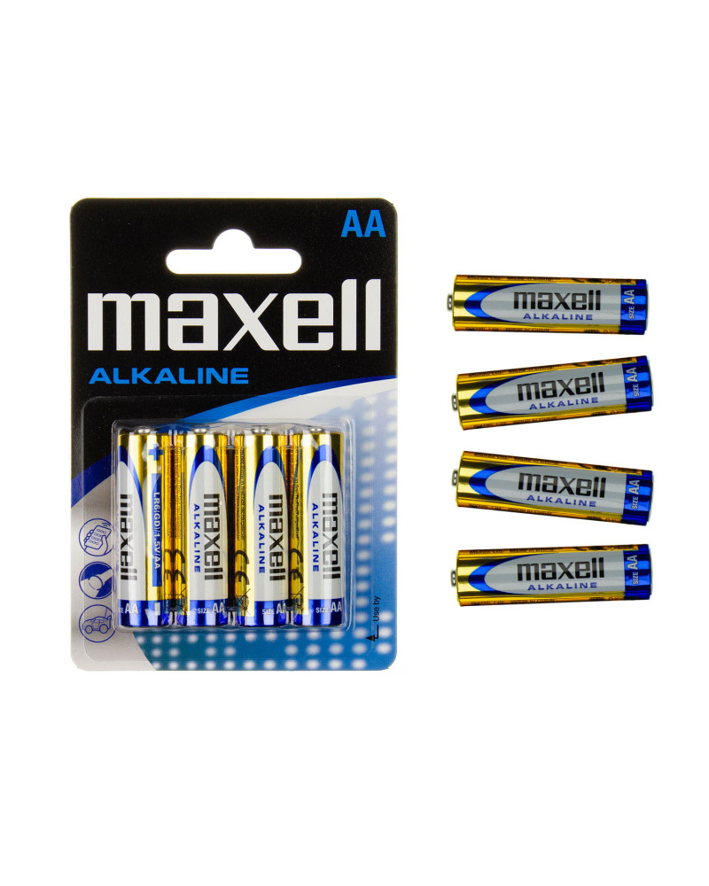 Bateria alkaliczna Maxell AA (LR6) komplet 4 sztuki