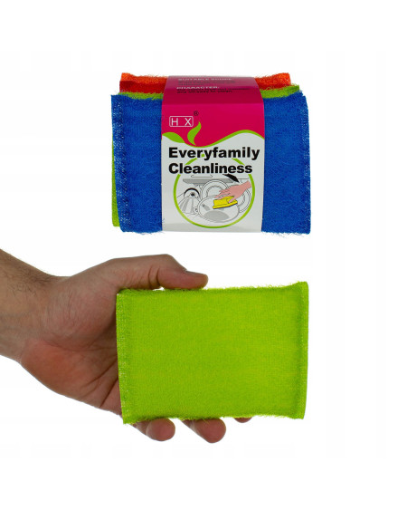 Zmywak kuchenny czyścik do silnych zabrudzeń - zestaw 4 szt