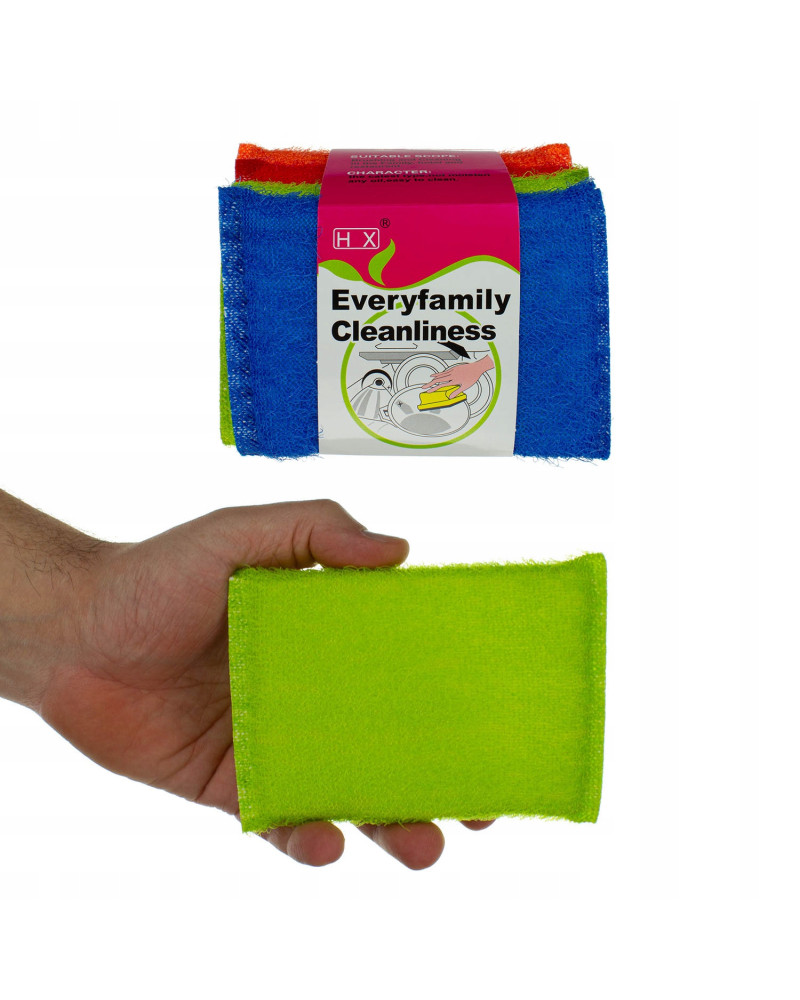 Zmywak kuchenny czyścik do silnych zabrudzeń - zestaw 4 szt