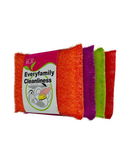 Zmywak kuchenny czyścik do silnych zabrudzeń - zestaw 4 szt