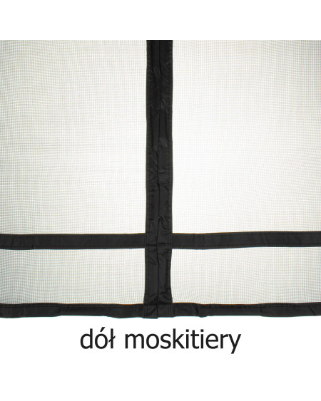 Moskitiera magnetyczna na drzwi balkonowe włókno szklane 100 x 220 czarna