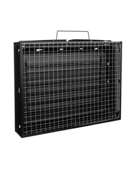 Grill węglowy turystyczny składany ruszt 35 x 27 cm