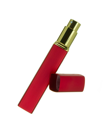 Atomizer podróżny do perfum 12 ml - czerwone aluminiowe etui 1 sztuka