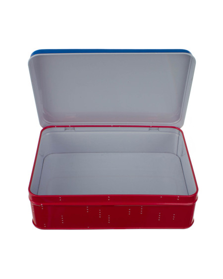 Metalowe pudełko na ciastka i słodycze 19,5 x 14 x 5,5 cm (1200 ml)