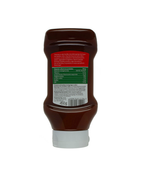 Ketchup łagodny pomidorowy Dawtona 450 g bez dodatku cukru i konserwantów