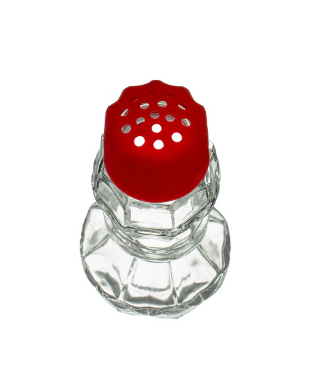 Szklany pojemnik 50 ml na sól lub pieprz z nakrętką z tworzywa sztucznego