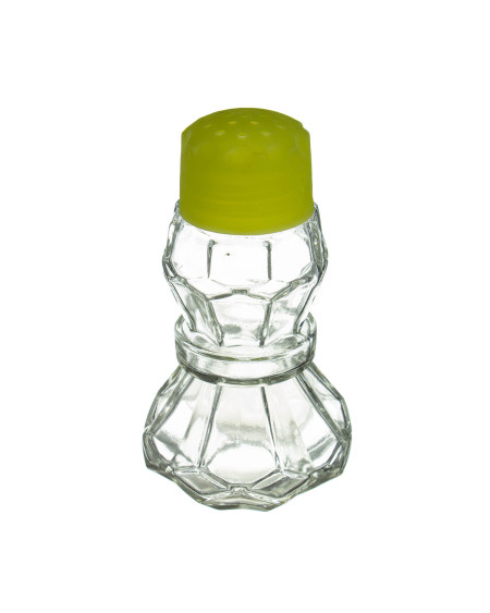 Szklany pojemnik 50 ml na sól lub pieprz z nakrętką z tworzywa sztucznego