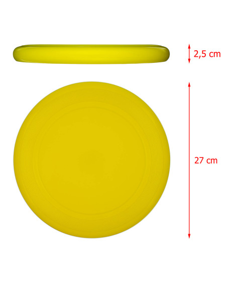 Latający dysk Freesbe żółty 185 gram / 27 cm