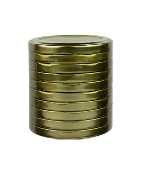 Zakrętki do słoików FENIKS z klikiem (6 zaczepów Φ 82 mm) zestaw 10 sztuk