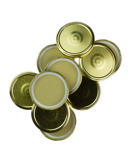 Zakrętki do słoików FENIKS z klikiem (6 zaczepów Φ 82 mm) zestaw 10 sztuk