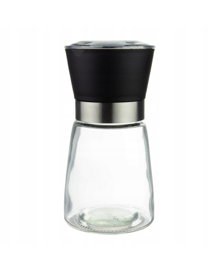 Szklany ręczny młynek do przypraw, soli i pieprzu 150 ml