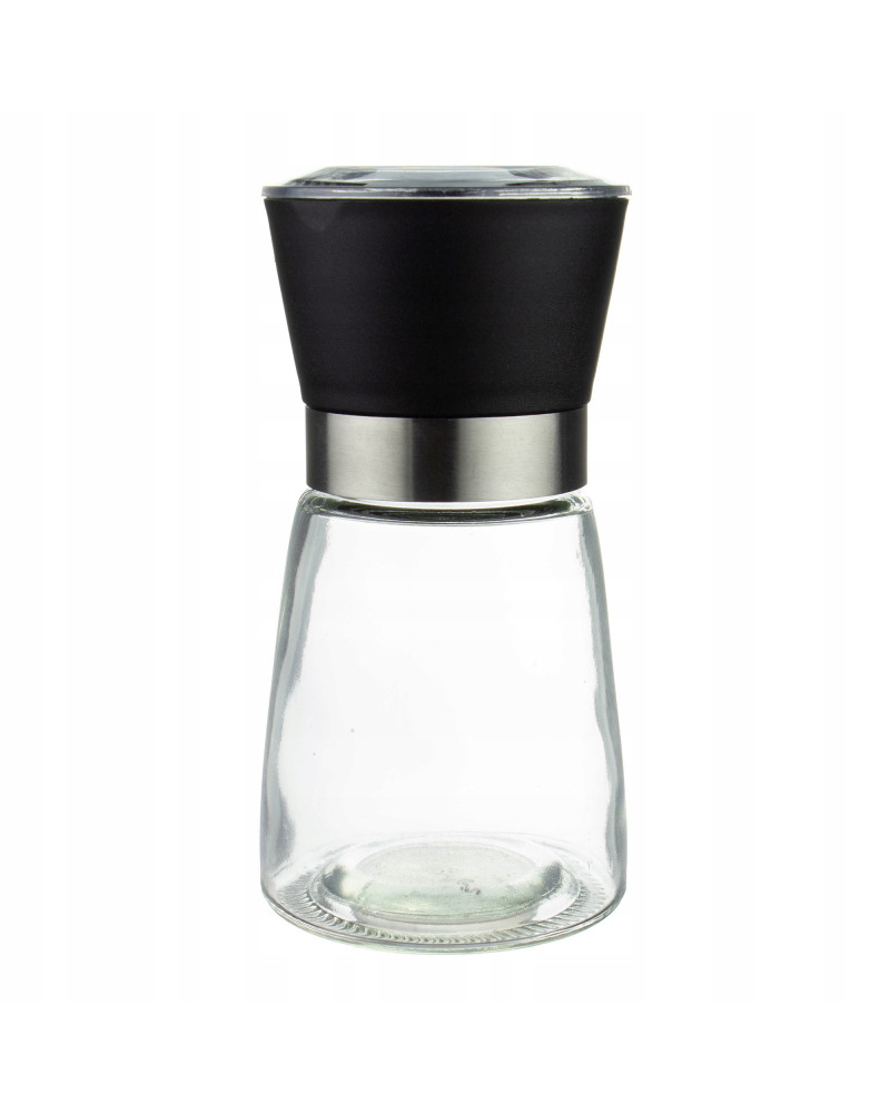 Szklany ręczny młynek do przypraw, soli i pieprzu 150 ml